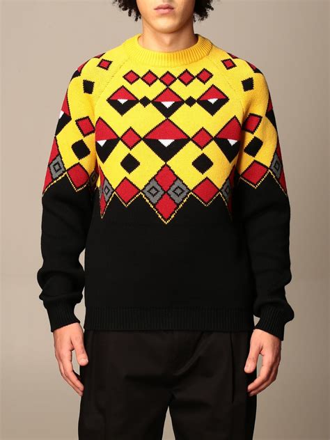 prada red yellow knit vest|prada sweater.